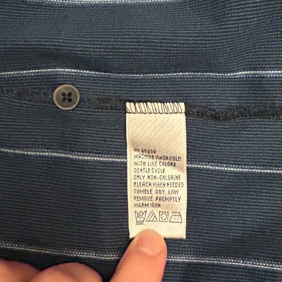 LS Duke Golf Club striped polo by Izod Club - Picture 6 of 6